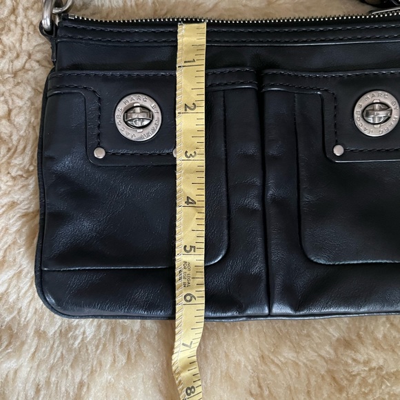 Vintage Authentic Marc Jacobs Crossbody Black Leather EUC - Picture 8 of 9